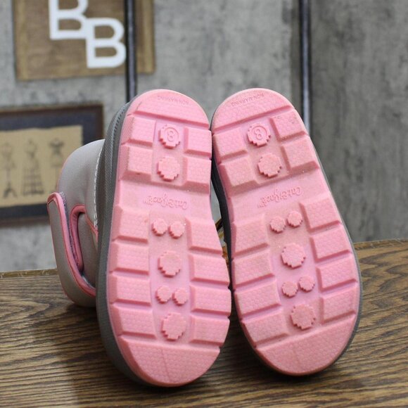 Cat & Jack Toddler Girls ,Lenny Winter Boots AEX55 Gray 8T - Picture 5 of 7